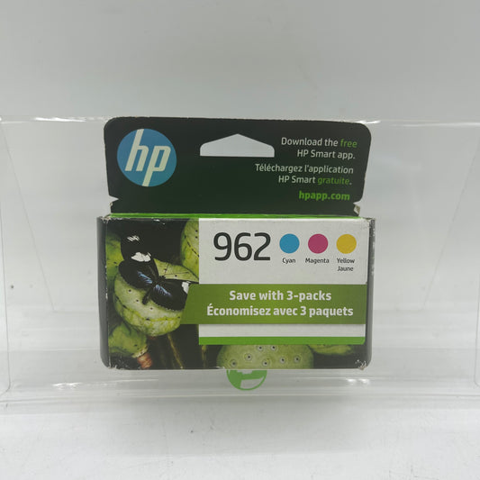 New HP 962 3YP00AN Cyan,Magenta,Yellow Jaune Ink Cartridge