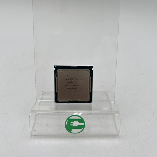 Intel Core i7-9700K 3.60GHz 8 Core SRG15 16 Thread LGA 1151