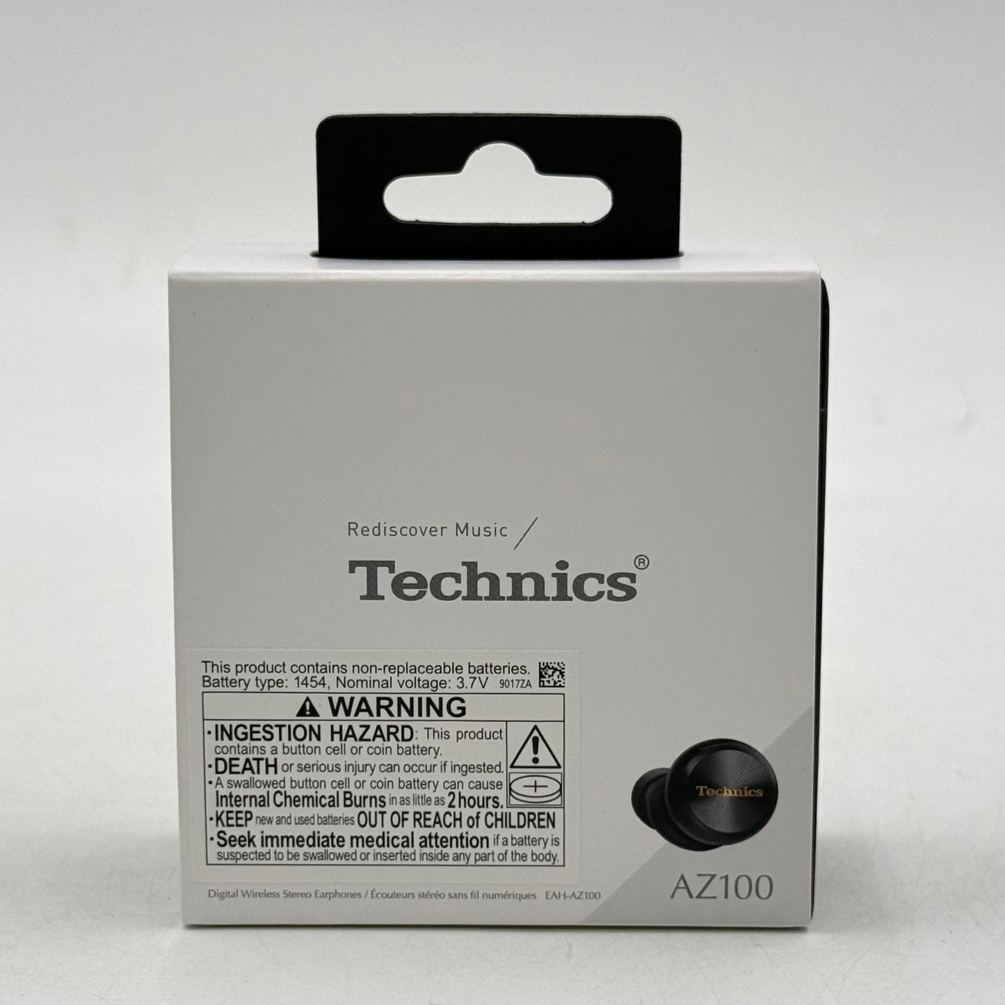 New Technics True Wireless Stereo Earbuds Black AZ100