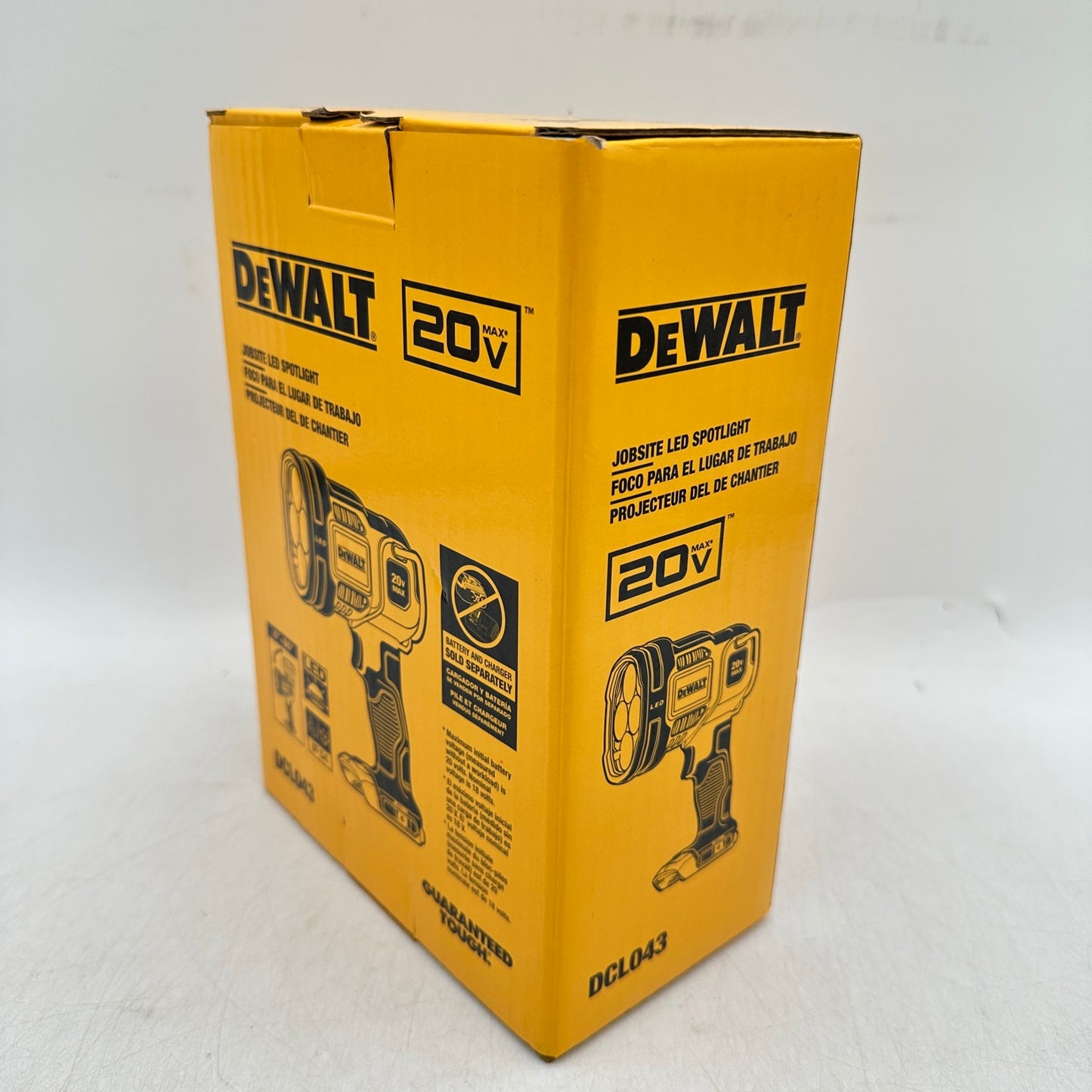 New DeWalt DCL043 20V MAX LED Portable Work Light