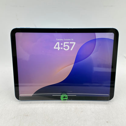 WiFi Only Apple iPad 10th Gen 64GB 18.6.2 Blue MQ6K3LL/A