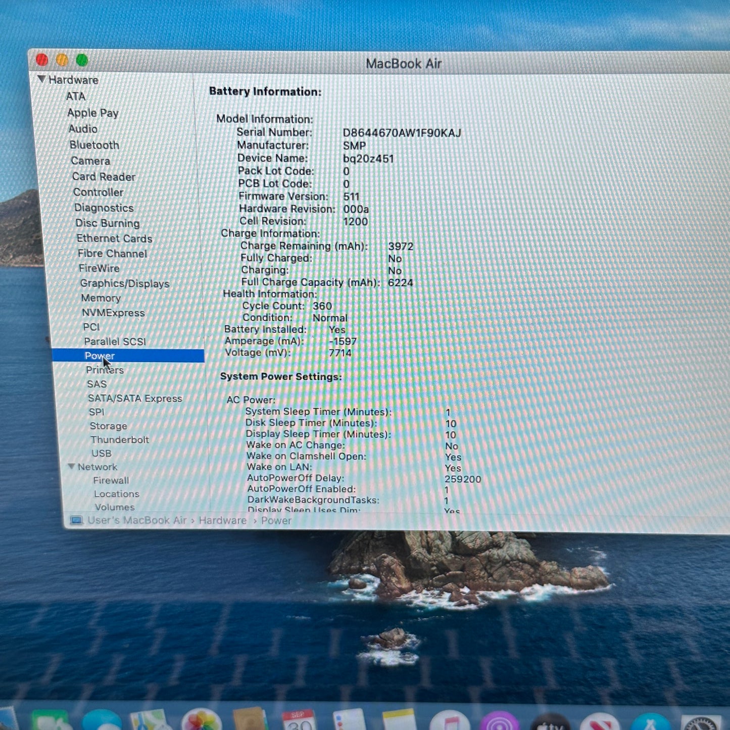 2014 Apple MacBook Air 13.3" i5-4260U 1.4GHz 4GB RAM 128GB SSD Silver A1466