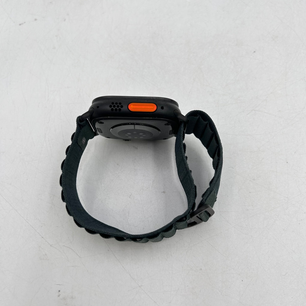 Unlocked Apple Watch Ultra 2 49MM Black Titanium Green Alpine Loop MX4R3LW/A