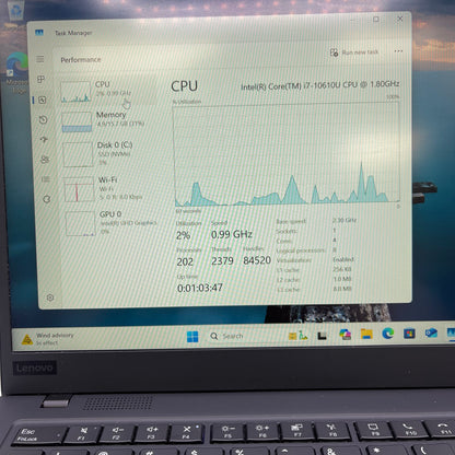 Lenovo ThinkPad X1 CARBON GEN 8 14" i7-10610U 1.8GHz 16GB RAM 512GB SSD