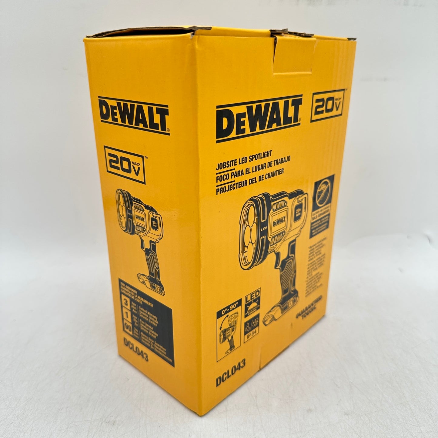 New DeWalt DCL043 20V MAX LED Portable Work Light