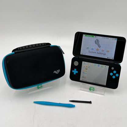New Nintendo 2DS XL Handheld Game Console JAN-001 Black/Turquoise