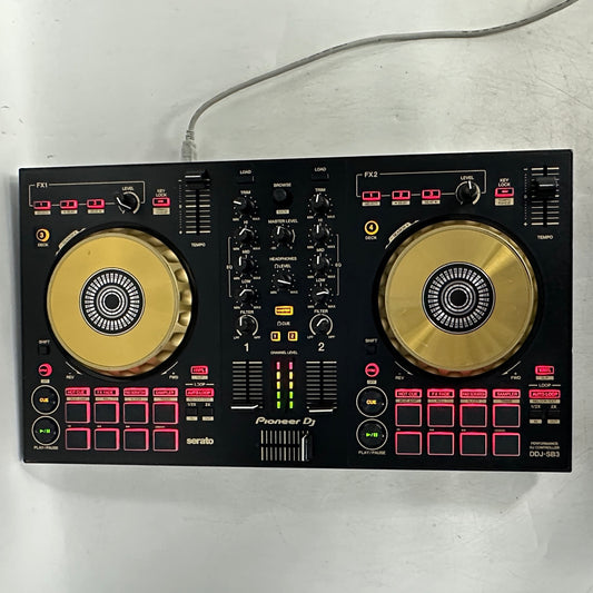Pioneer DJ DDJ-SB3 2-Channel DJ Mixer (Gold Edition) Unit Only