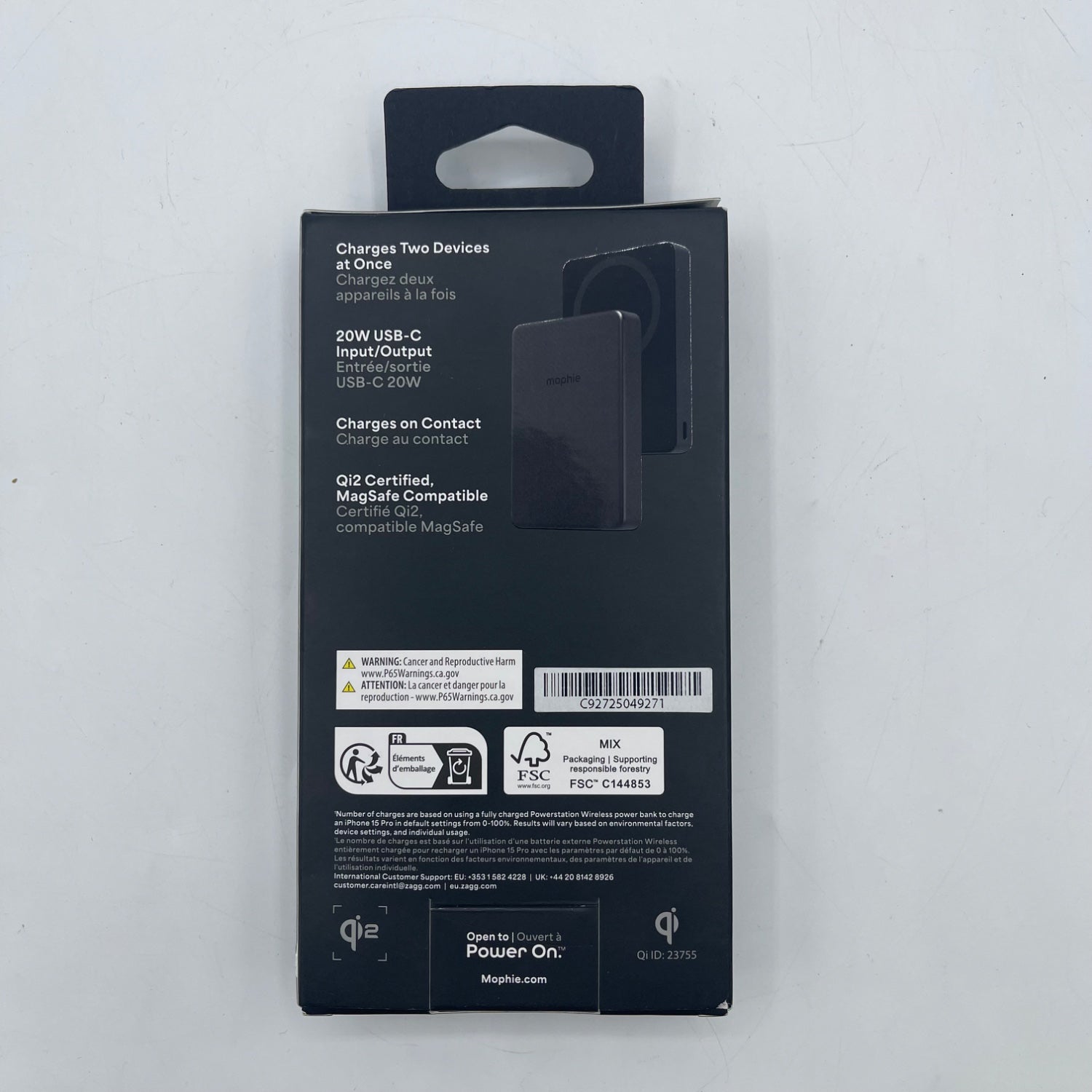 New MOPHIE POWERSTATION WIRELESS Powerstation Wireless QI2-PS-10K