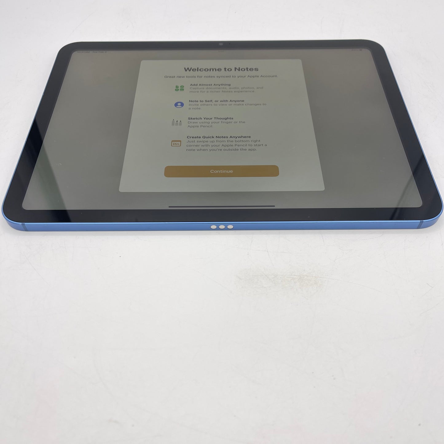 Unlocked Apple iPad 11" (A16) 128GB Blue MD7G4LL/A