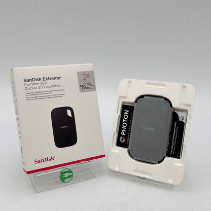 New SanDisk Portable Extreme Portable SSD 2TB USB-C to USB-C SSD SDSSDE62-2T00
