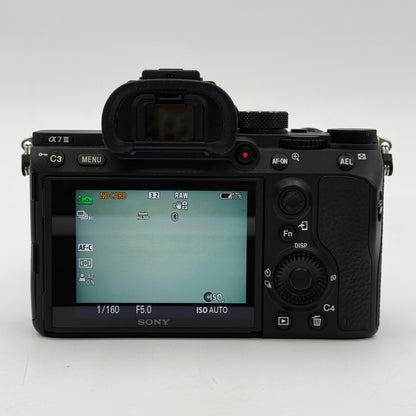 Sony Alpha A7 III 24.2MP Full Frame Mirrorless Interchangeable Lens Camera With Accessories