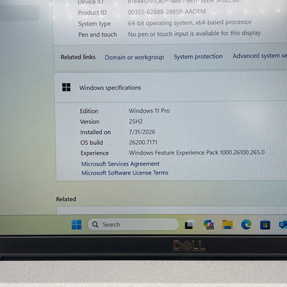 Dell Latitude 5420 14" i7-1185G7 3.0GHz 16GB RAM 512GB SSD