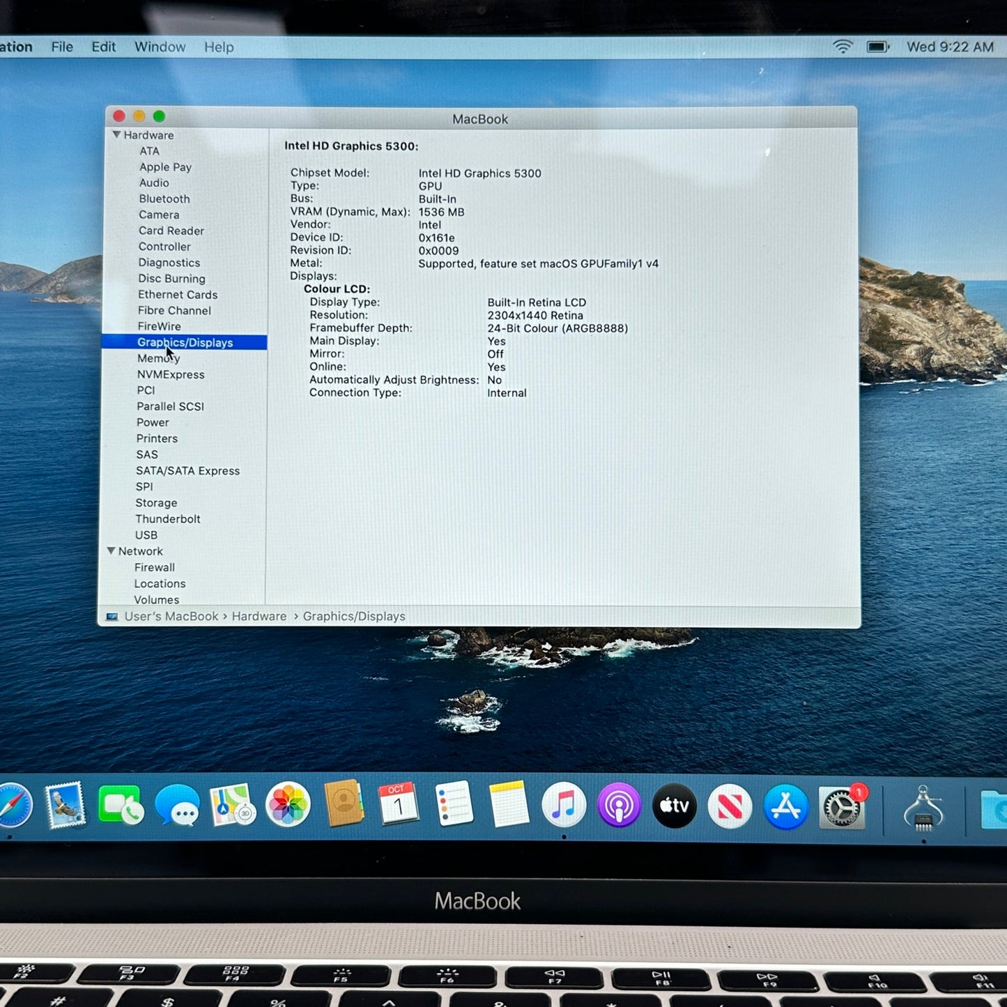 2015 Apple MacBook 12" Intel m5 1.2GHz 8GB RAM 512GB SSD Silver A1534 READ