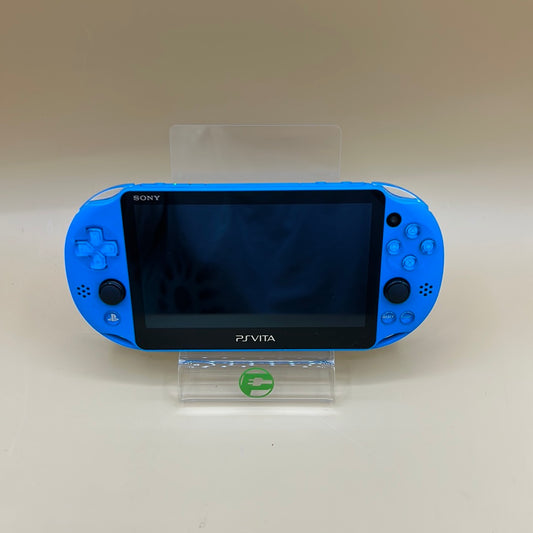 Sony Playstation Vita PS Vita PCH-2000 Handheld Game System Only Blue Read Desc