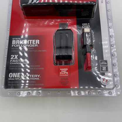 New Milwaukee 2163-21 Redlithium Usb 600L Hard Hat HeadLamp