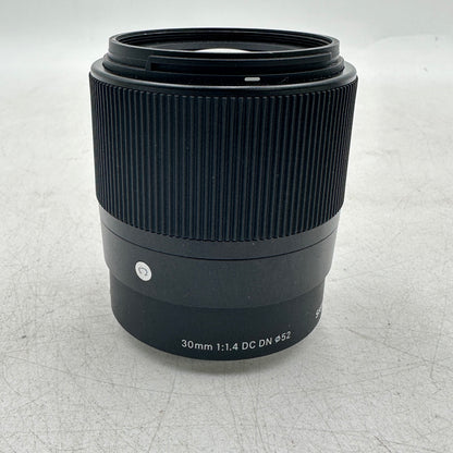 Sigma Contemporary Lens 30mm f/1.4 DC DN For Sony E-Mount