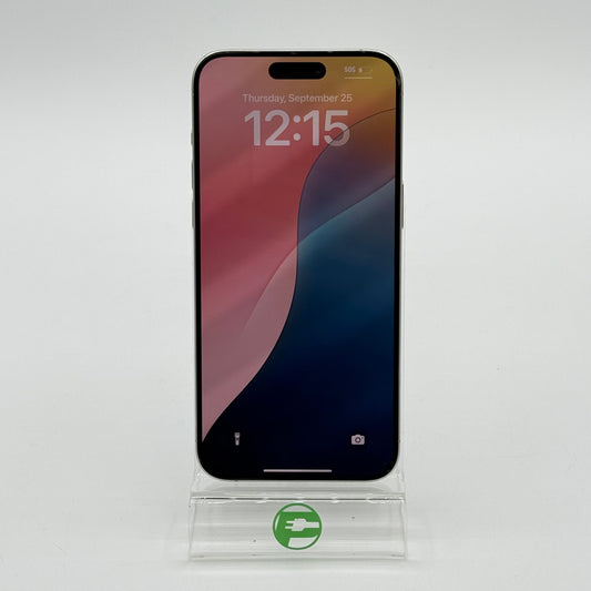 Unlocked Apple iPhone 15 Pro Max 256GB White Titanium MU673LL/A