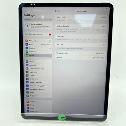 Unlocked Apple iPad Air 13" M2 512GB Space Gray MV703LL/A