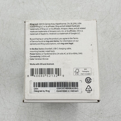 Ring Battery Doorbell with HD Video Doorbell  5F97F2
