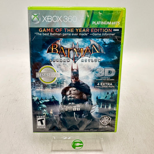 New Batman: Arkham Asylum [Game Of The Year Edition Platinum Hits] (Xbox 360)