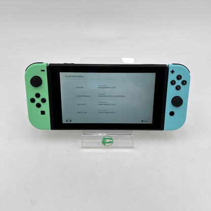 Nintendo Switch v2 Console Gaming System HAC-001(-01) Animal Crossing Edition