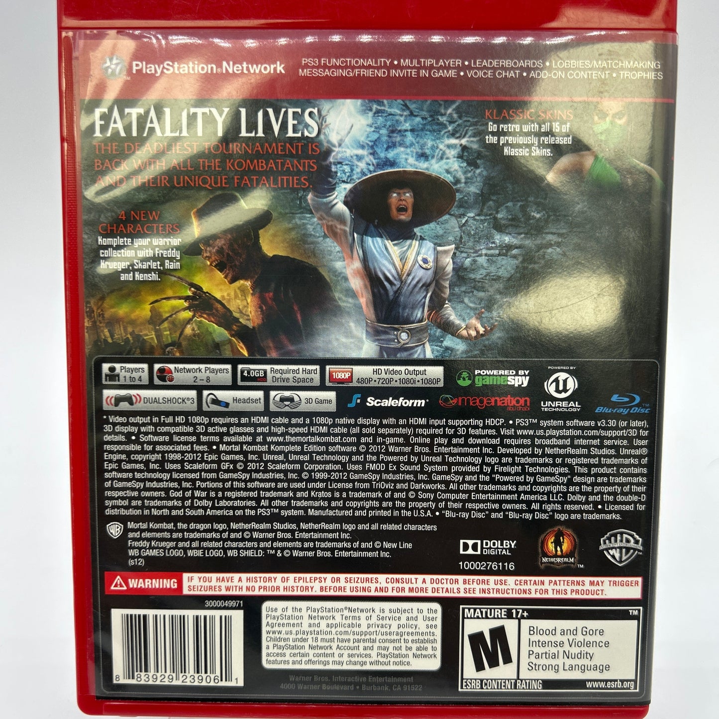 Mortal Kombat Komplete Edition (Sony PlayStation 3 PS3, 2012)
