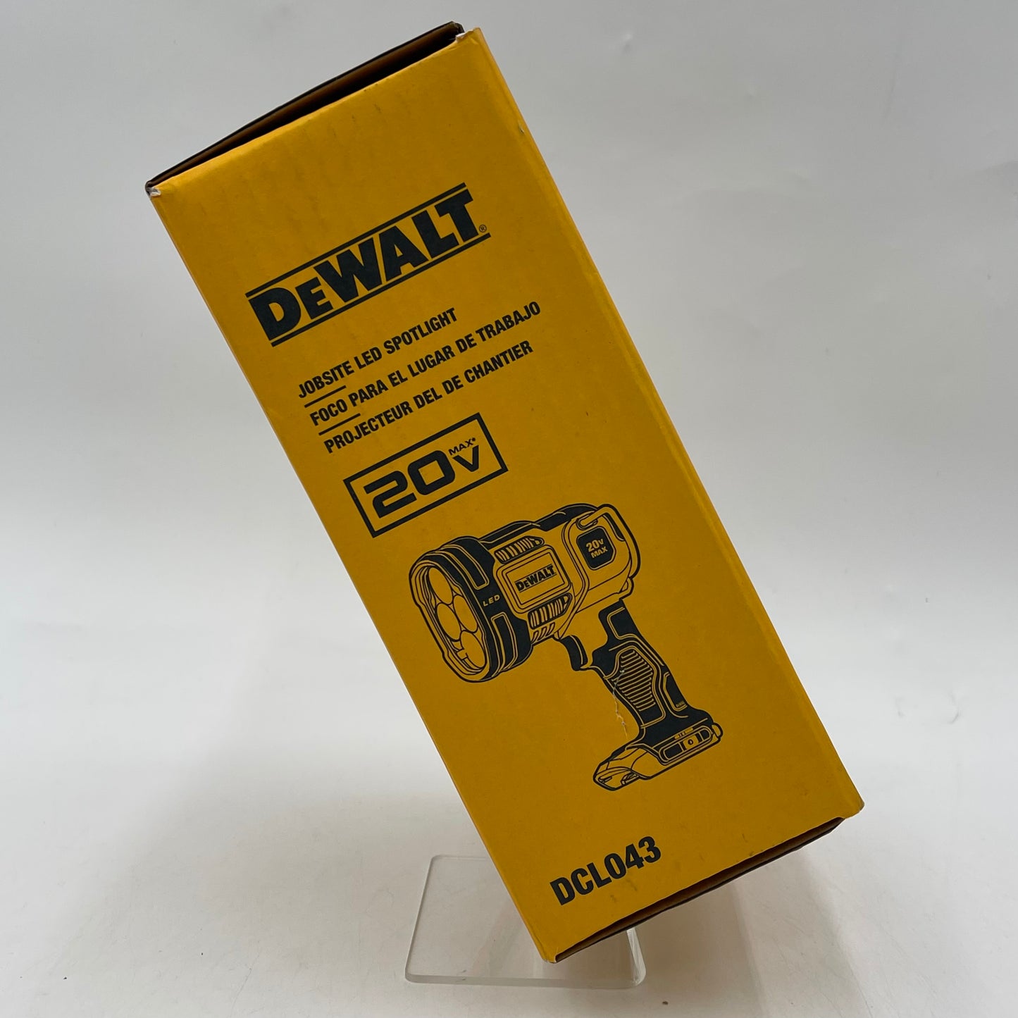 New DeWalt DCL043 20V MAX Jobsite Led Spotlight