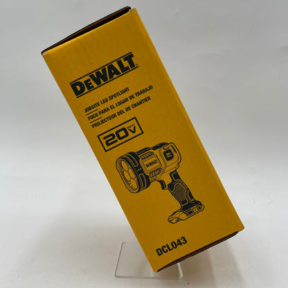 New DeWalt DCL043 20V MAX Jobsite Led Spotlight
