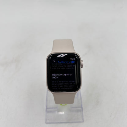 Unlocked Apple Watch SE 3 40MM Starlight Aluminum Light Blush Loop MEP64LW/A