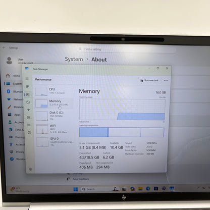 HP EliteBook 840 G10 14" i5-1335U 1.3GHz 16GB RAM 512GB SSD