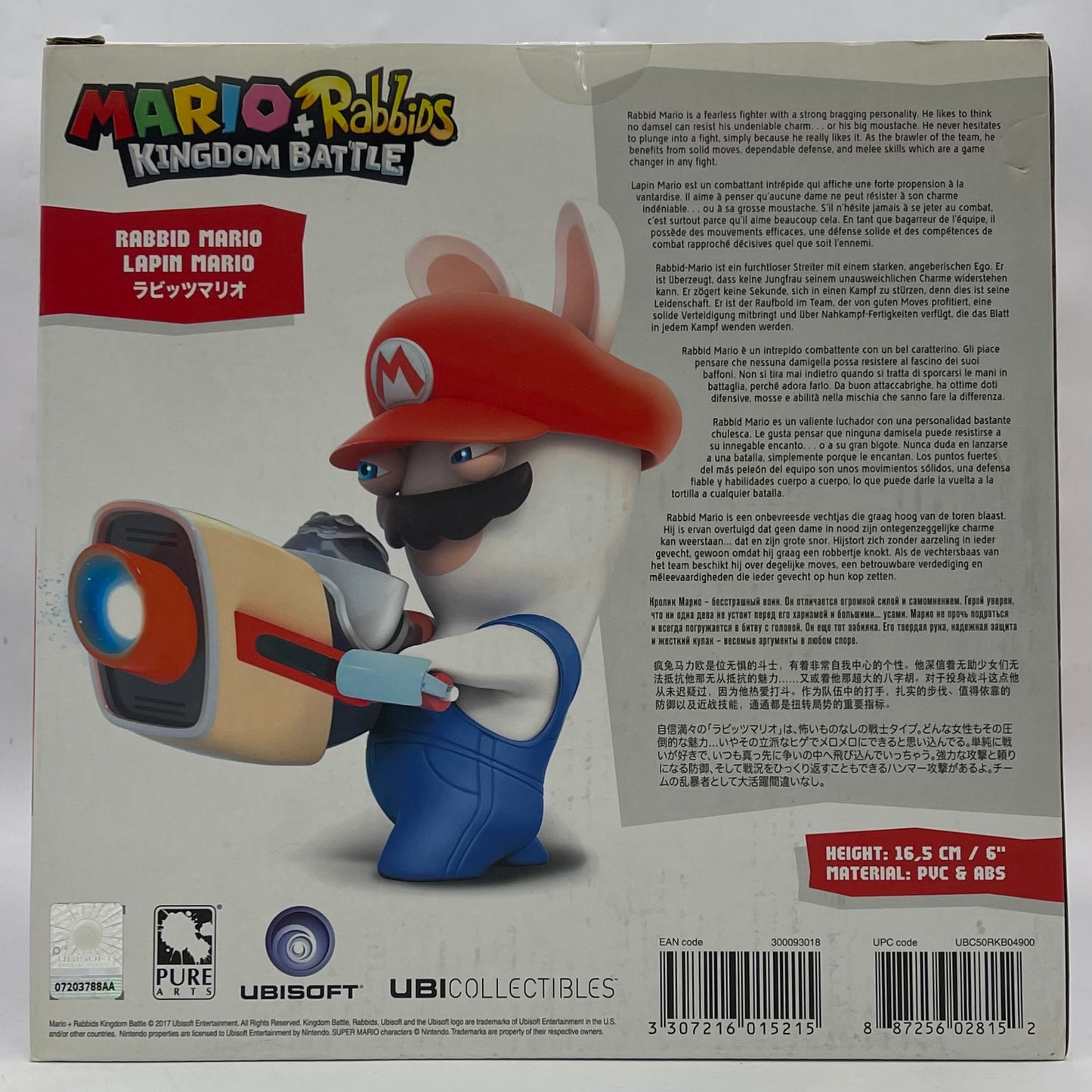 New UBI Collectibles Mario + Rabbids Kingdom Battle Mario Rabbids