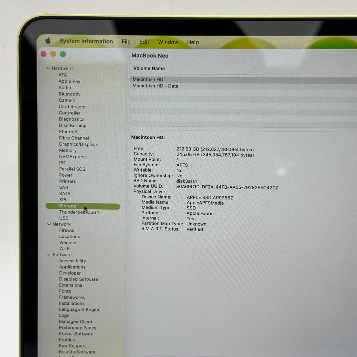 2026 Apple MacBook Neo 13" A18 Pro 5C GPU 4.0GHz 8GB RAM 256GB SSD MHFD4LL/A