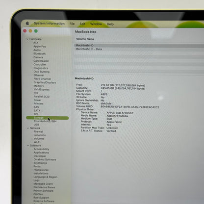 2026 Apple MacBook Neo 13" A18 Pro 5C GPU 4.0GHz 8GB RAM 256GB SSD MHFD4LL/A