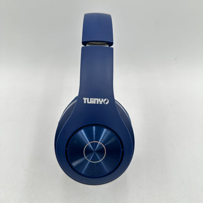 Tuinyo TP 19 Wireless Over-Ear Bluetooth Headphones Dark Blue