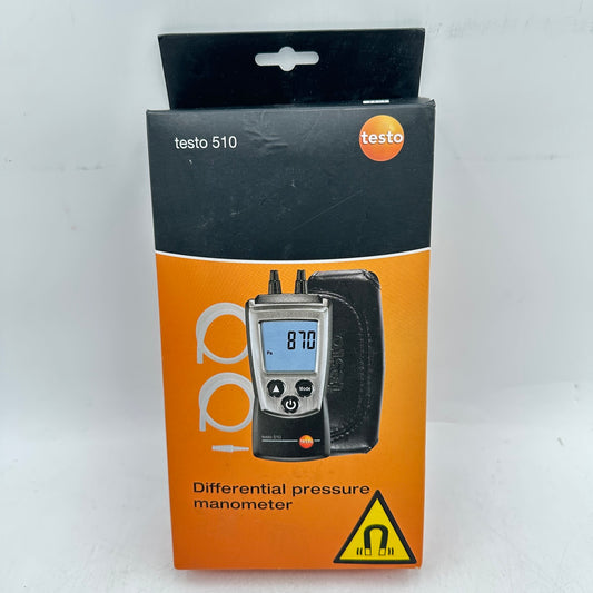 New Testo 510 Differential Pressure Manometer Tool 0563.051001
