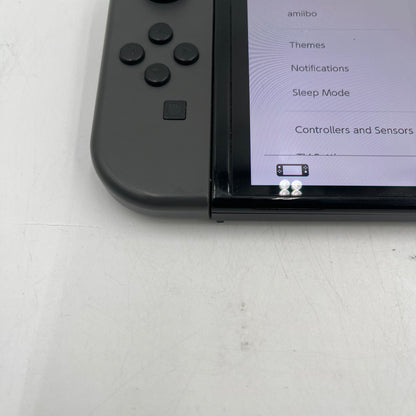 Nintendo Switch OLED Console Gaming System HEG-001 Gray/Blue