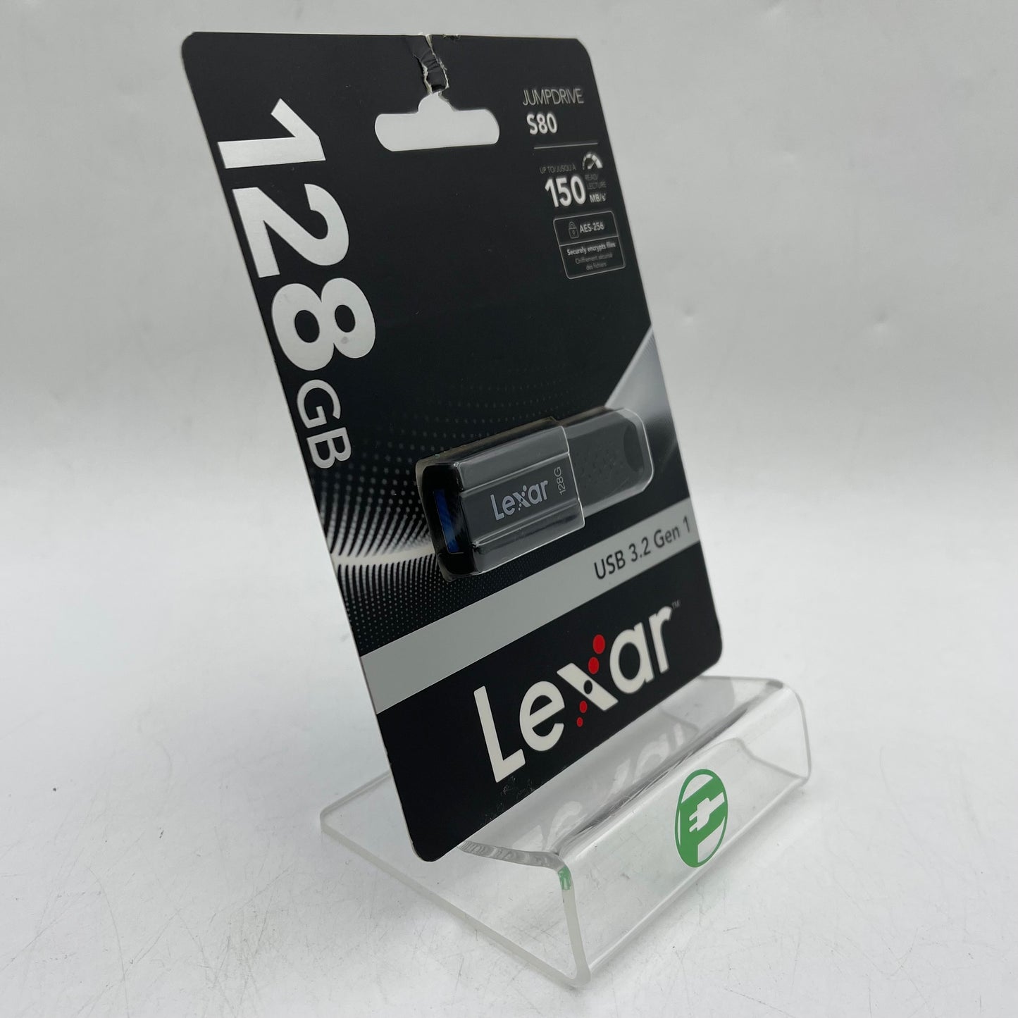 New Lexar S80 128GB Jump Drive LJDS080128G-BNBNU USB 32