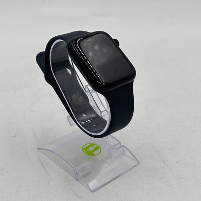 Unlocked Apple Watch SE 3 44MM Midnight Aluminum Black Sport Band MEPJ4LW/A