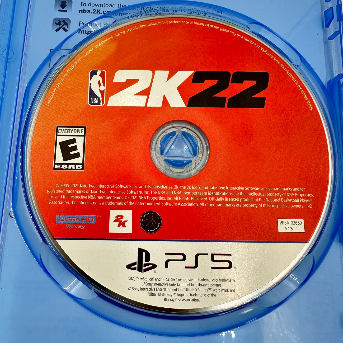 NBA 2K22 [75th Anniversary Edition] (Sony PlayStation 5 PS5, 2021)