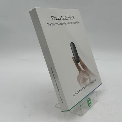 New Plaud NotePin S Wearable AI Note Taker PN0210