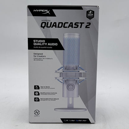 HyperX Quadcast 2 20Hz - 20kHz Condenser Studio Microphone QDC002