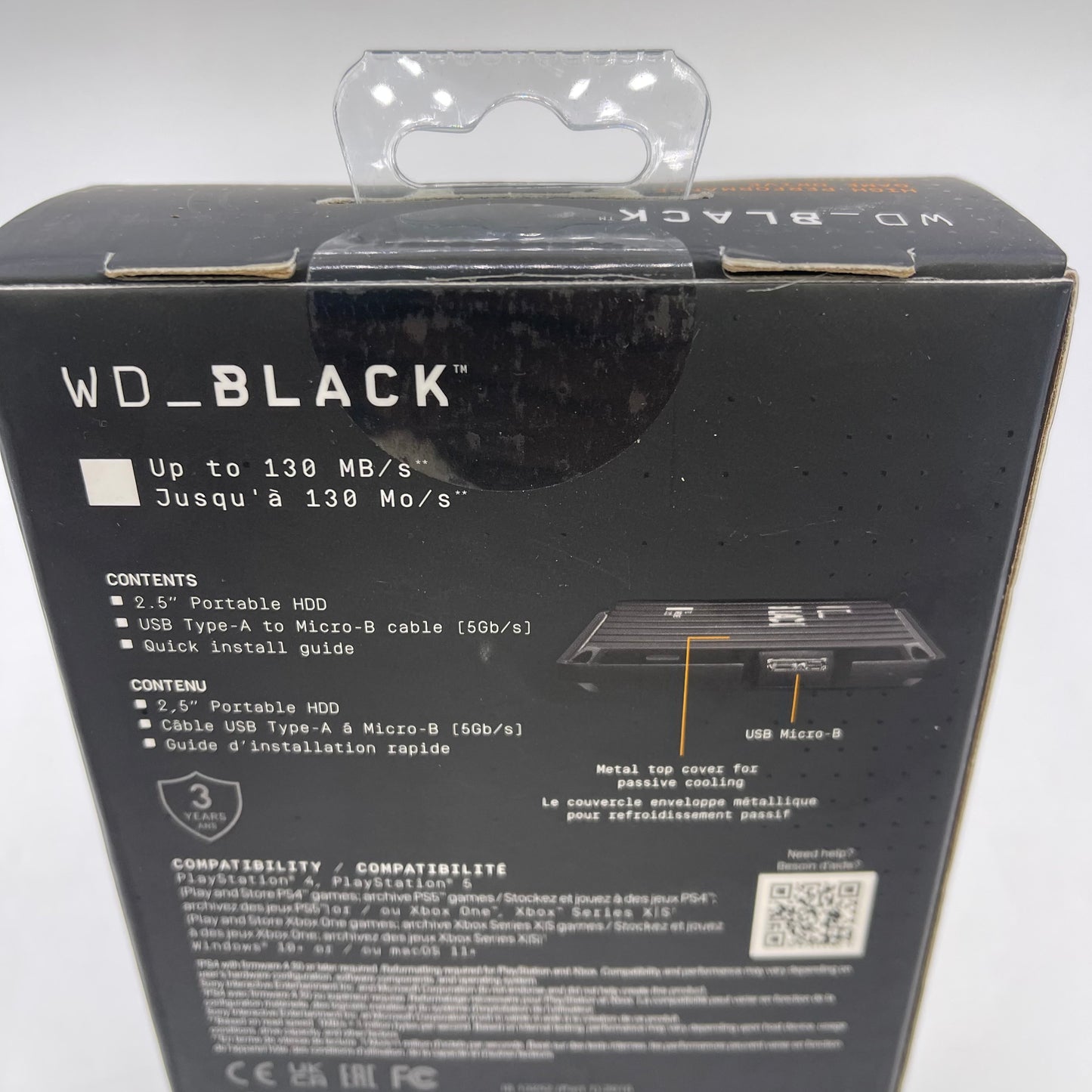 New WD P10 2TB Game Drive WDBA2W0020BBK-WES1 Portable HDD