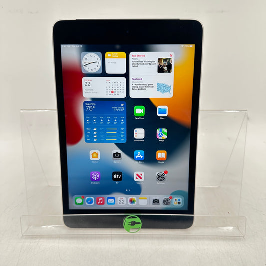 Unlocked Apple iPad Mini 4th Gen 128GB 15.8.4 Space Gray MK832LL/A