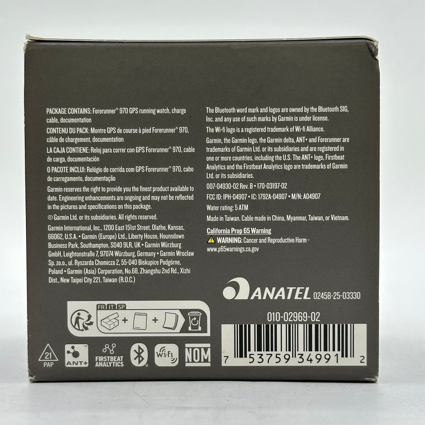New Garmin Forerunner 970 47mm Smart Watch 010-02969-02 Soft Gold Titanium