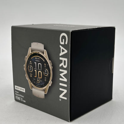 New Garmin Fenix 8 43mm Multisport GPS Smart Watch 010-02903-11