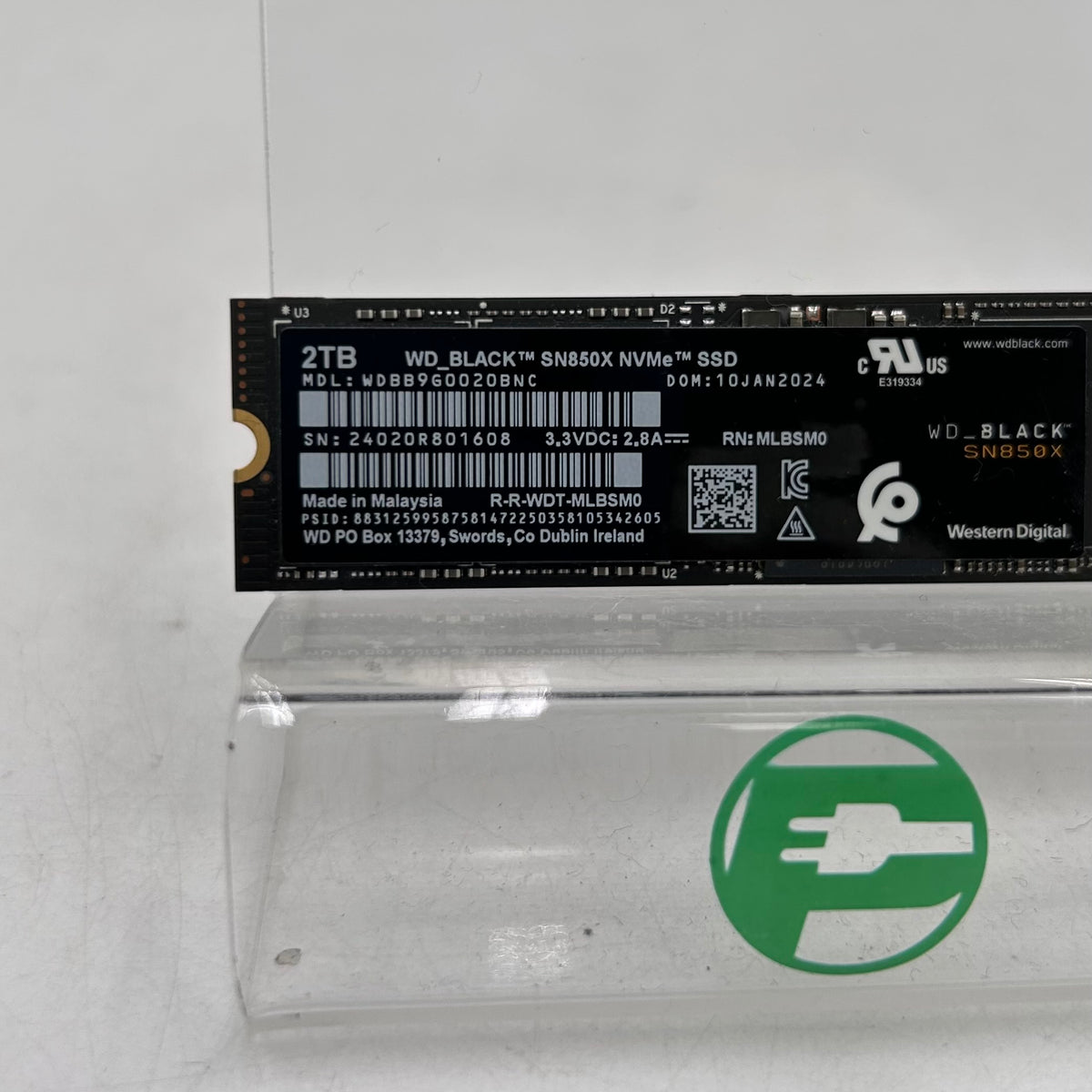 Western Digital WD 2280mm Black SN850X 2TB M.2 NVMe Gen 4.0 x 4 SSD 