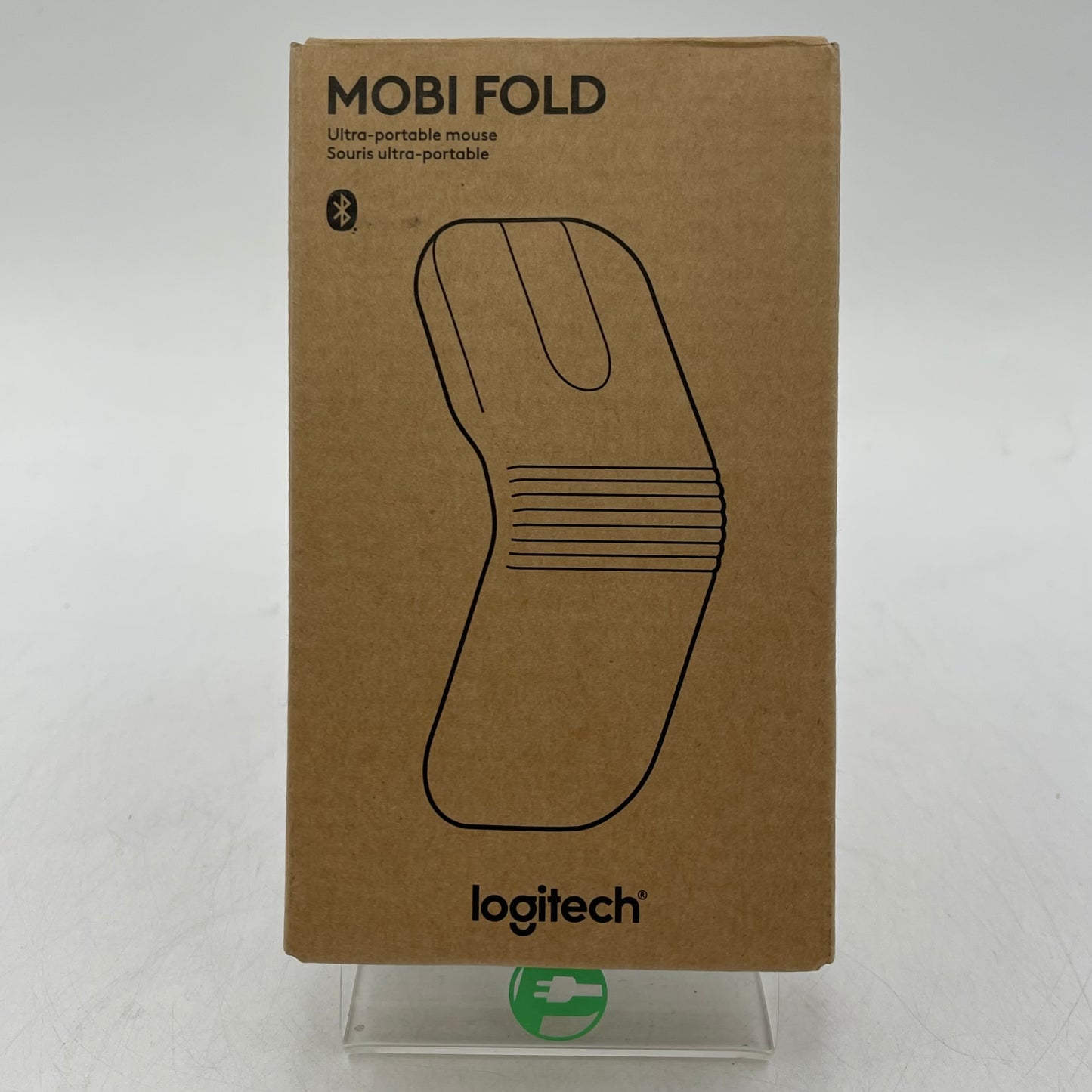 New Logitech Mobi Fold 910-007602 Wireless Mouse Black