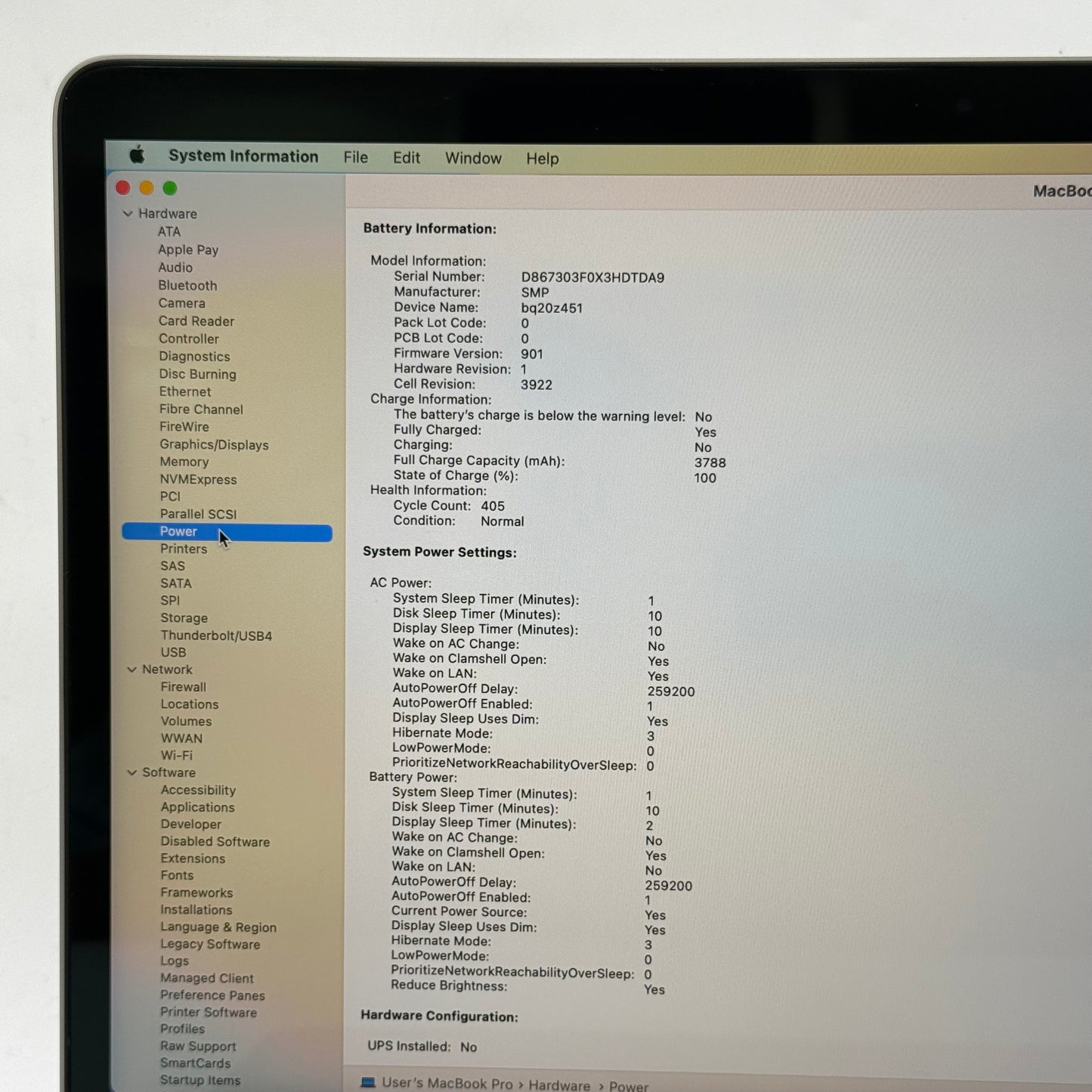 2017 Apple MacBook Pro 13.3" i5 3.1GHz 8GB RAM 256GB SSD Space Gray A1706 READ