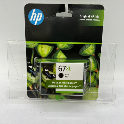 New HP 67XL 3YM57AN Black Noir Ink Cartridge