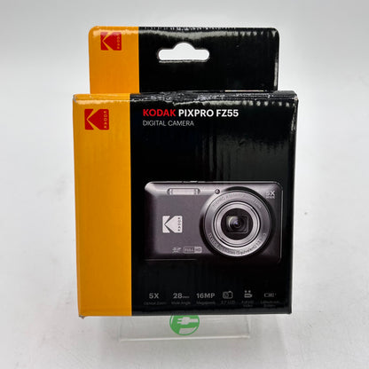 New Kodak PixPro FZ55 FZ55-BK 16.0MP Compact Point and Shoot Camera